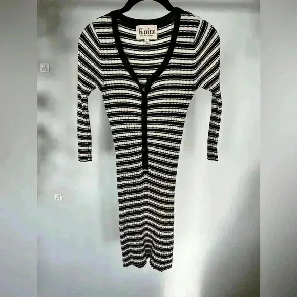 For Love and Lemons Striped Knit Dresss - Picture 2 of 6